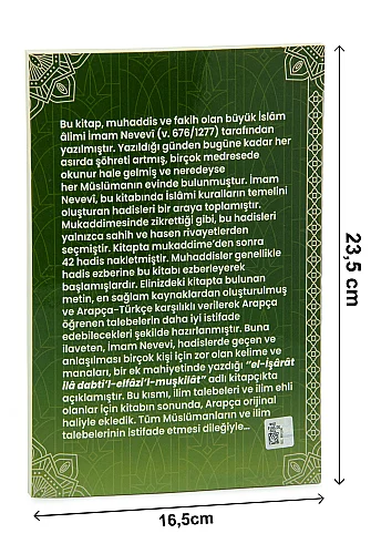 İmam Nevevi 40 Hadis Bilal Aydın Tercümesi Orta Boy - 6
