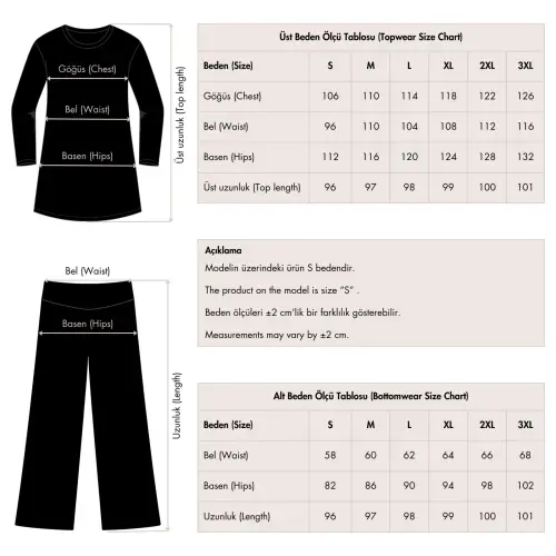İndigo Doğa Desenli Biye Süslemeli Tam Kapalı Kadın Tesettür Mayo 23433-25 - 7