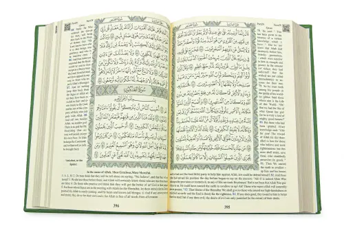 İngilizce Mealli Kuranı Kerim - Hafız Boy - Yeşil - 3