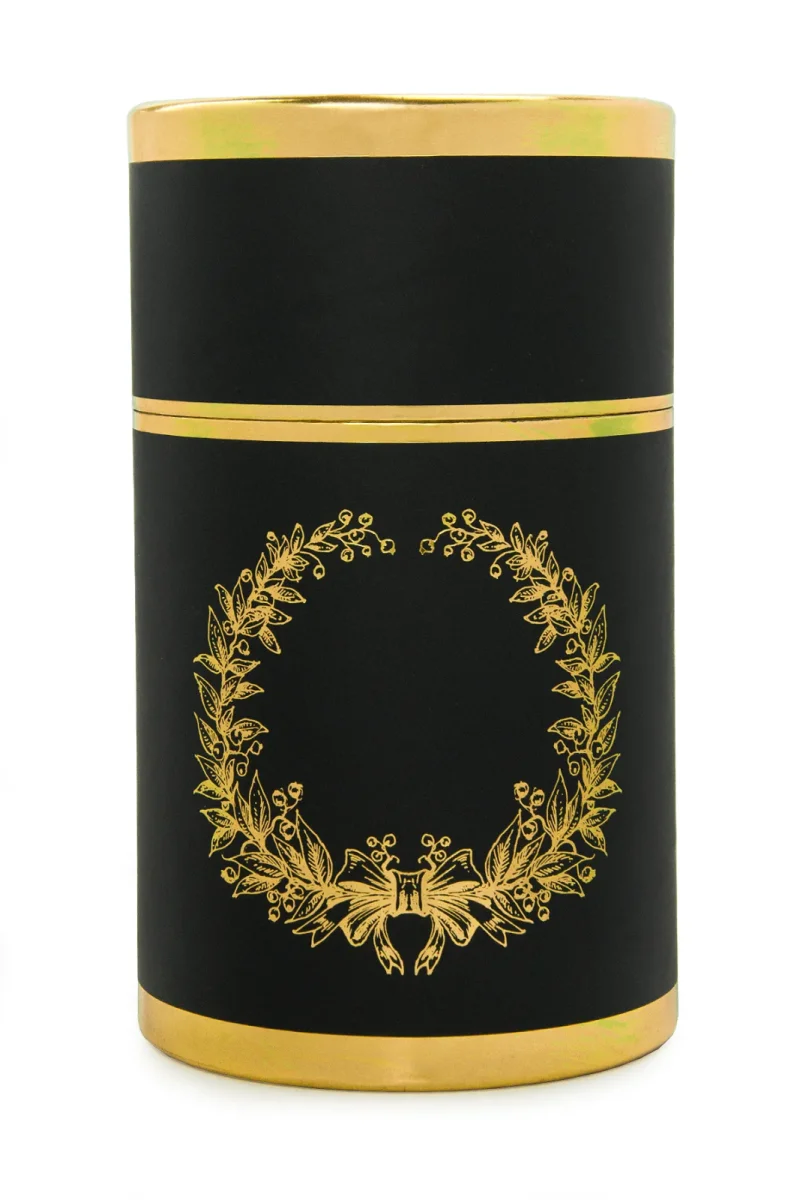 İsim Baskılı Silindir Kutu - Gold Siyah - 6