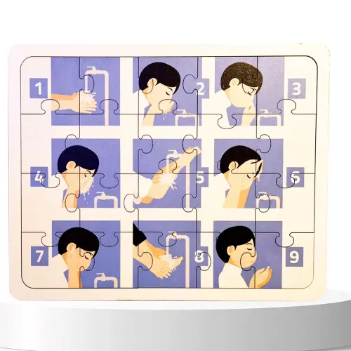 İslamı Öğreniyorum - Abdest Öğreten Yapboz - Ahşap Puzzle - Erkek Çocuk Yapboz - 3 Yaş ve Üzeri Eğitime Yardımcı Oyuncak - ihvanonline (1)