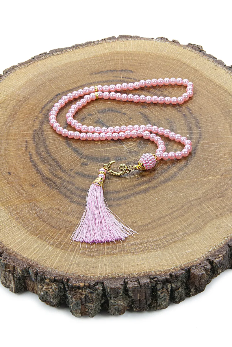 İsme Özel Çeyizlik Seccade Seti Hediyelik Özel Kutulu Pembe - 6