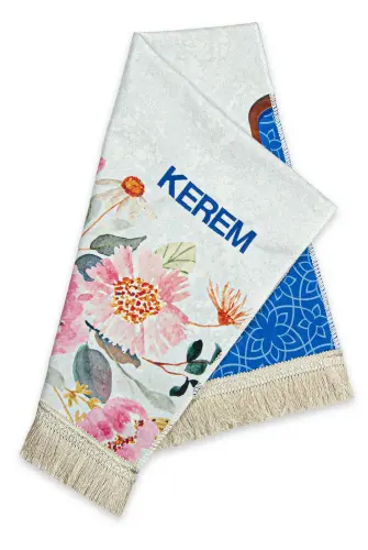 İsme Özel İşlemeli Dijital Baskılı Erkek Çocuk Seccadesi - İhvan (1)