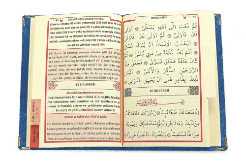 İsme Özel Kadife Yasin Kitabı, Tesbih ve Çantalı Seccade Seti - Mevlüt ve Umre Hediyesi - Lacivert - 7