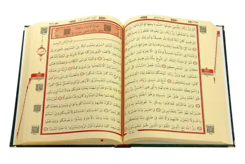 İsme Özel Orta Boy Arapça Kadife Kaplı Kuranı Kerim Yeşil - 3