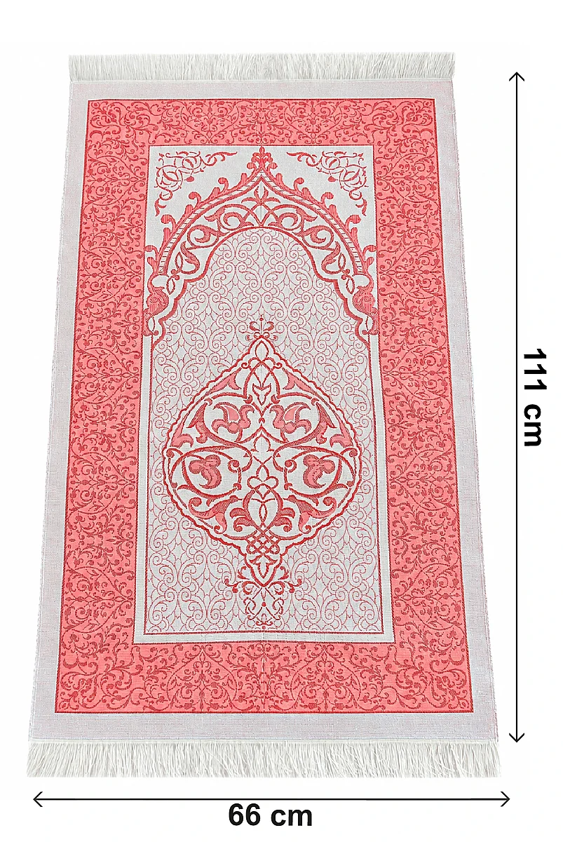 İsme Özel Pleksili Çanta Boy Yasin Seti - Seccadeli Şallı Tesbihli Hediyelik Set - Kırmızı - 3