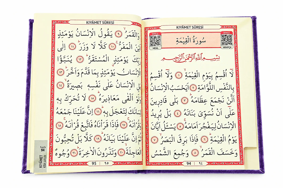 İsme Özel Pleksili Çanta Boy Yasin Seti - Seccadeli Şallı Tesbihli Hediyelik Set - Mor - 8