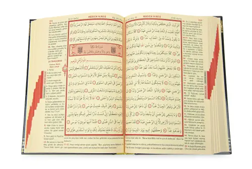Kaaba Designed Quran and Almighty Meaning - Medium Size - Computer Line - 3