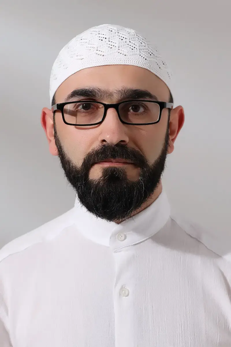 Kabartma Desen Örgülü Platinum Namaz Takkesi Beyaz - 5