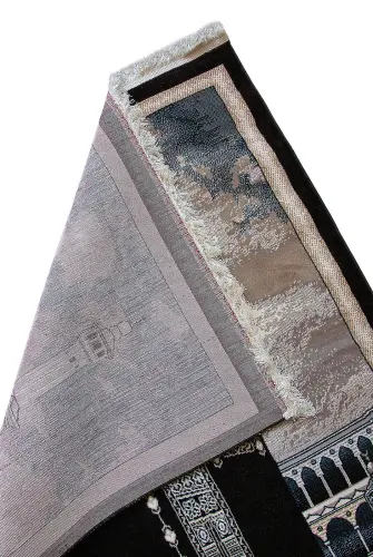 Kabe Desenli Lüks Çeyizlik Halı Tipi Dokuma Seccade - ihvanonline (1)