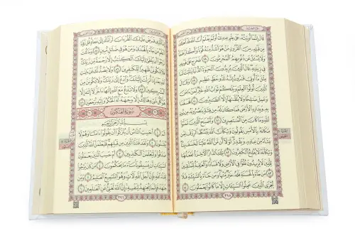 Kabe Harameyn Muhafazalı Kuran-ı Kerim - Orta Boy - Beyaz - 7