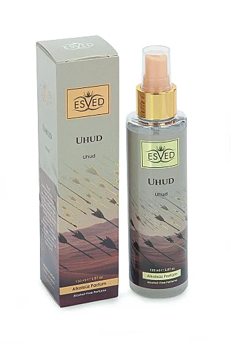 Kabe İşlemeli Lüks Kadife Seccade,Zikirmatik,İnci Tesbih,Uhud Parfüm 150 ml - Kutulu Hediye Seti - Krem - 7