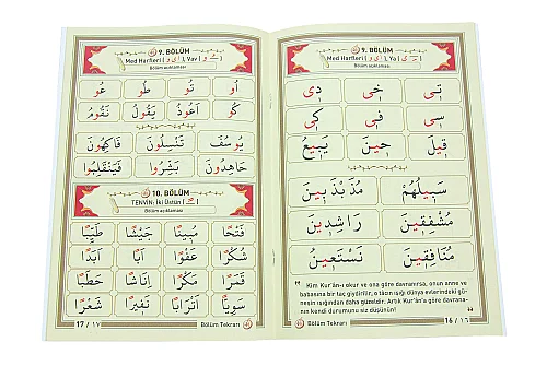 Kabe Kutulu Kalem Kuranı Kerim Seti Cami Boy – Sesli Kuran Okuyan Kalem, Elifba ve Tecvid Kitaplı Eğitim Seti - 12