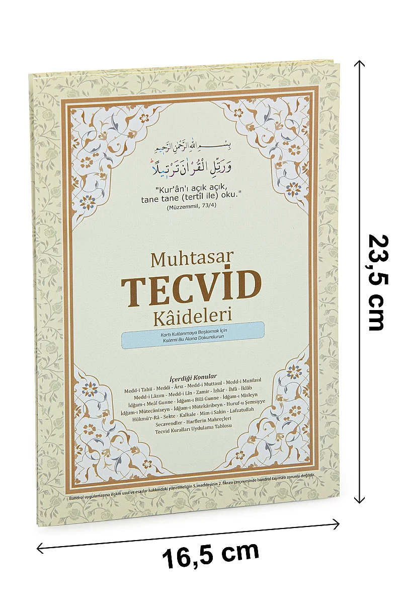 Kabe Kutulu Kalem Kuranı Kerim Seti Cami Boy – Sesli Kuran Okuyan Kalem, Elifba ve Tecvid Kitaplı Eğitim Seti - 13