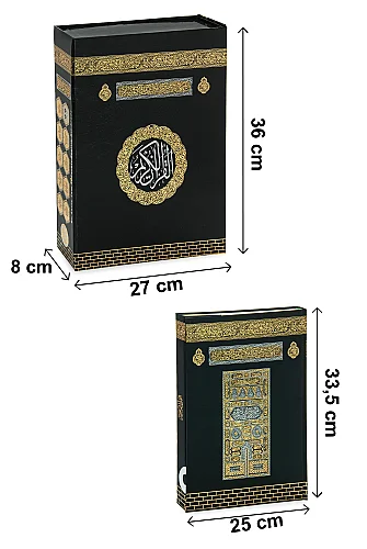 Kabe Kutulu Kalem Kuranı Kerim Seti Cami Boy – Sesli Kuran Okuyan Kalem, Elifba ve Tecvid Kitaplı Eğitim Seti - 14