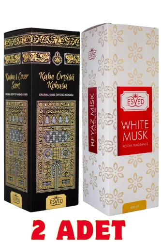Kabe Örtüsü Kokusu ve Beyaz Misk & White Musk Oda ve Kumaş Spreyi Seccade Spreyi Oda Kokusu Koku 400 Ml. - 1