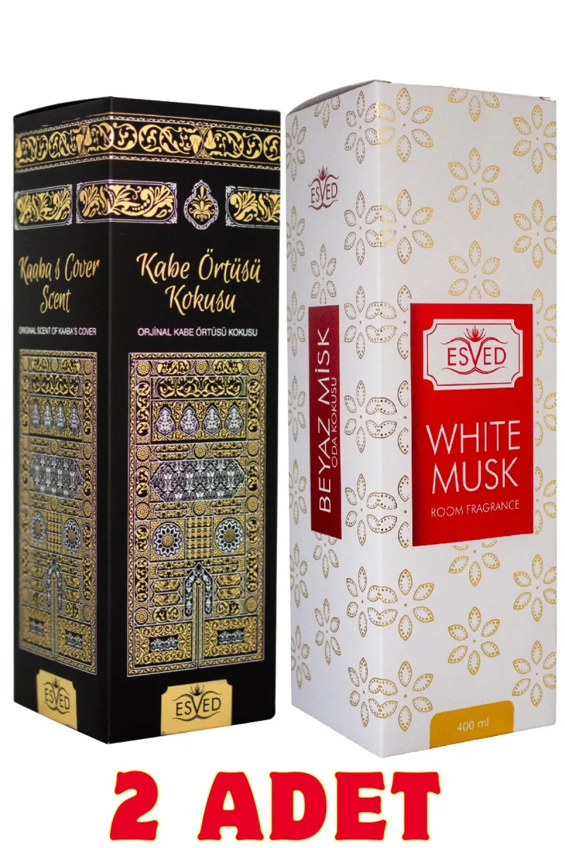 Kabe Örtüsü Kokusu ve Beyaz Misk & White Musk Oda ve Kumaş Spreyi Seccade Spreyi Oda Kokusu Koku 400 Ml. - 1