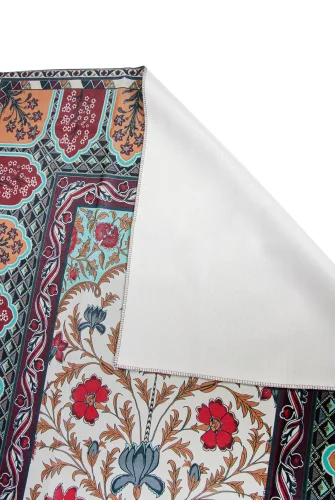 Kadife İpek Dokulu Desenli Seccade - Reyyan Serisi RYN-01 - ihvanonline (1)