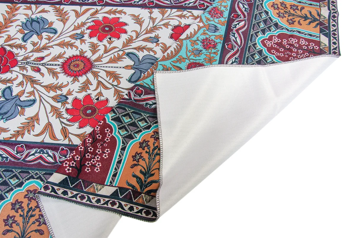 Kadife İpek Dokulu Desenli Seccade - Reyyan Serisi RYN-01 - 3