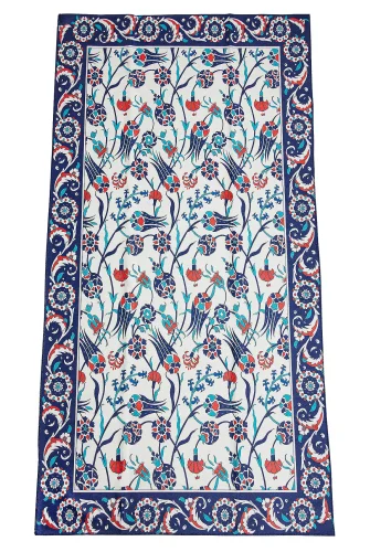 Kadife İpek Dokulu Desenli Seccade - Reyyan Serisi RYN-03 - 1