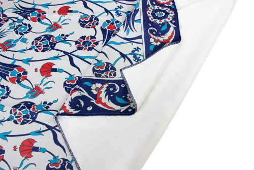 Kadife İpek Dokulu Desenli Seccade - Reyyan Serisi RYN-03 - 3