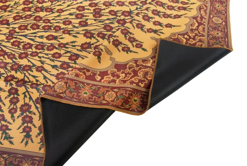 Kadife İpek Dokulu Desenli Seccade - Reyyan Serisi RYN-04 - 3