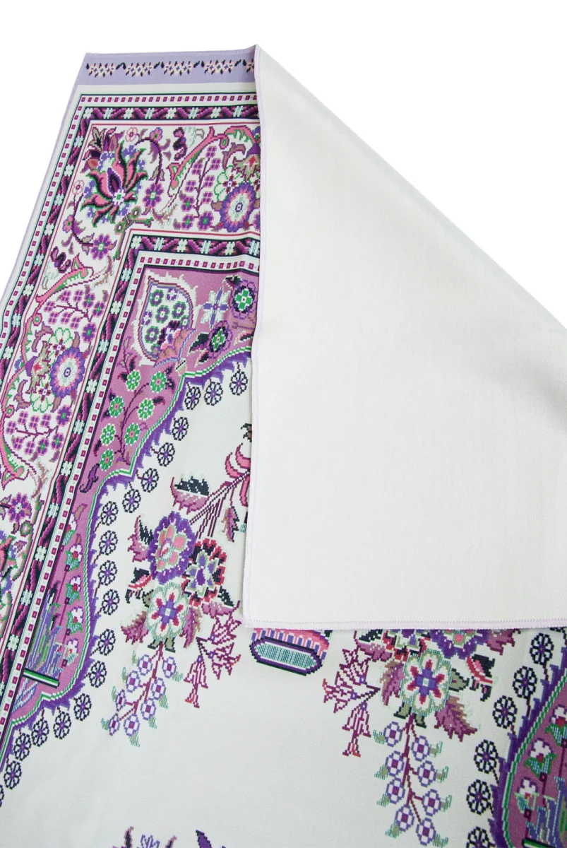 Kadife İpek Dokulu Desenli Seccade - Reyyan Serisi RYN-05 - 2