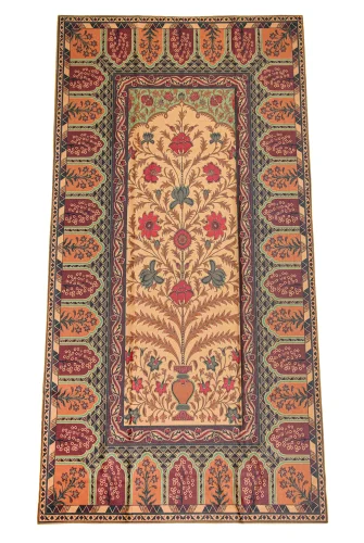 Kadife İpek Dokulu Desenli Seccade - Reyyan Serisi RYN-08 