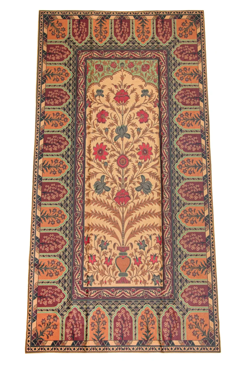 Kadife İpek Dokulu Desenli Seccade - Reyyan Serisi RYN-08 - 1