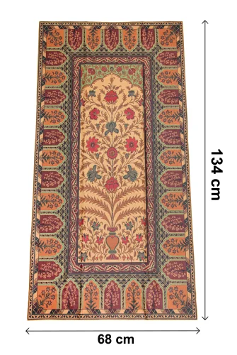 Kadife İpek Dokulu Desenli Seccade - Reyyan Serisi RYN-08 - 4