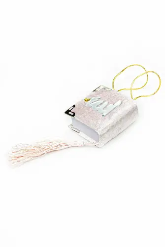 Kadife Kaplı Mini Kuranı Kerim - Sade Arapça - Pembe - Bilgisayar Hatlı - İhvan (1)