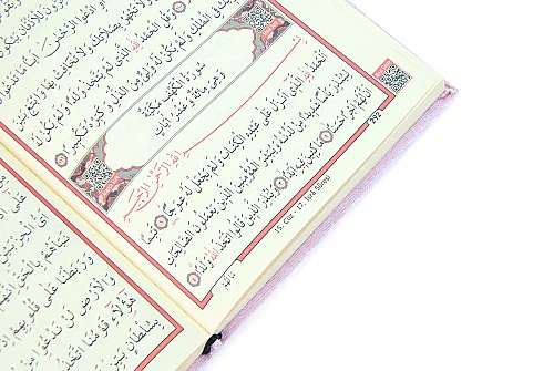 Kadife Kaplı - Şeffaf Lüks Sandıklı Kuranı Kerim - Hediyelik - Pembe - 7