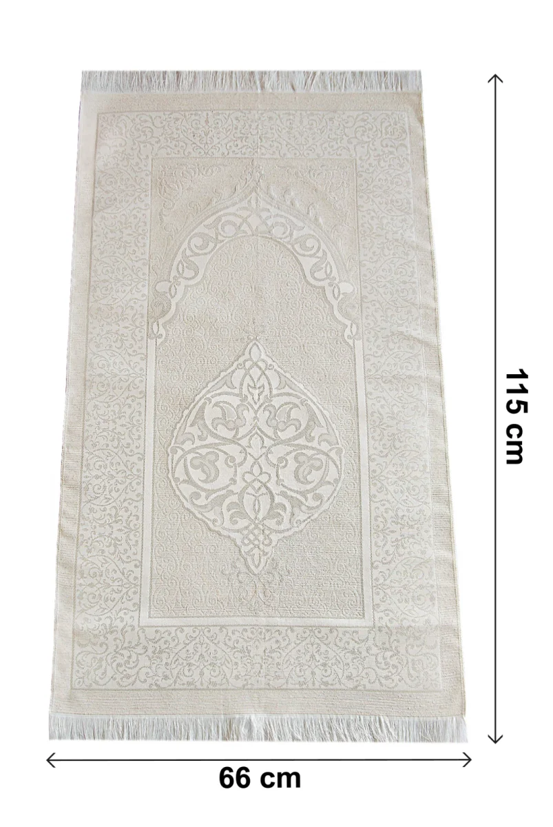 Kadife Kaplı Taş Detaylı Kabe Konseptli Maket, Hafız Boy Kuranı Kerim, Tespih ve Seccade Hediyelik Set - 13