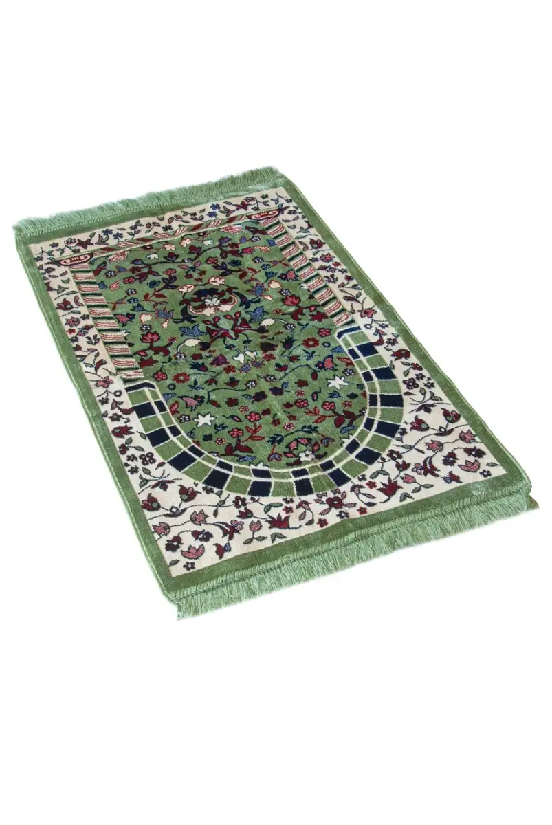 Kadife Ravza Desenli Seccade - 10