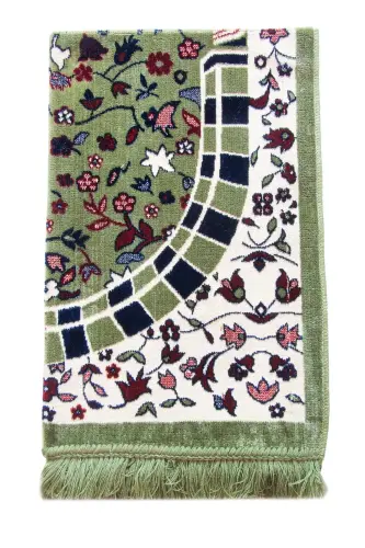 Kadife Ravza Desenli Seccade - 13