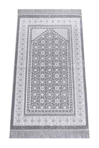 Kadife Seccade İnci Velvet Pearl - Gri - 1