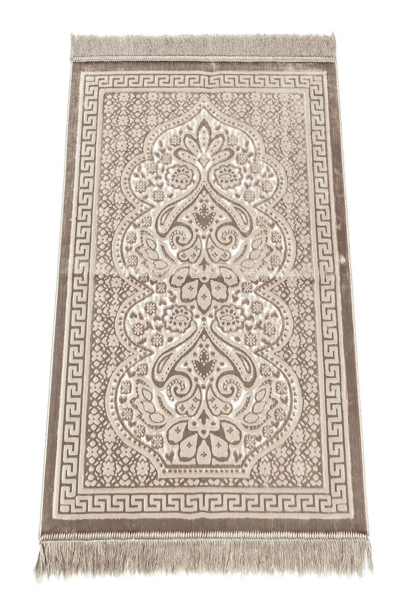Kadife Seccade İnci Velvet Pearl - Kahverengi - 1