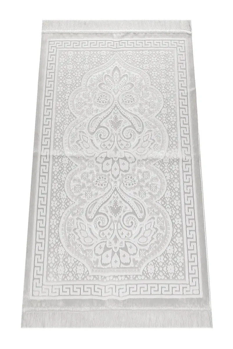 Kadife Seccade İnci Velvet Pearl - Krem - 1