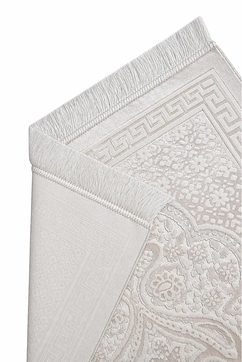 Kadife Seccade İnci Velvet Pearl - Krem - 4