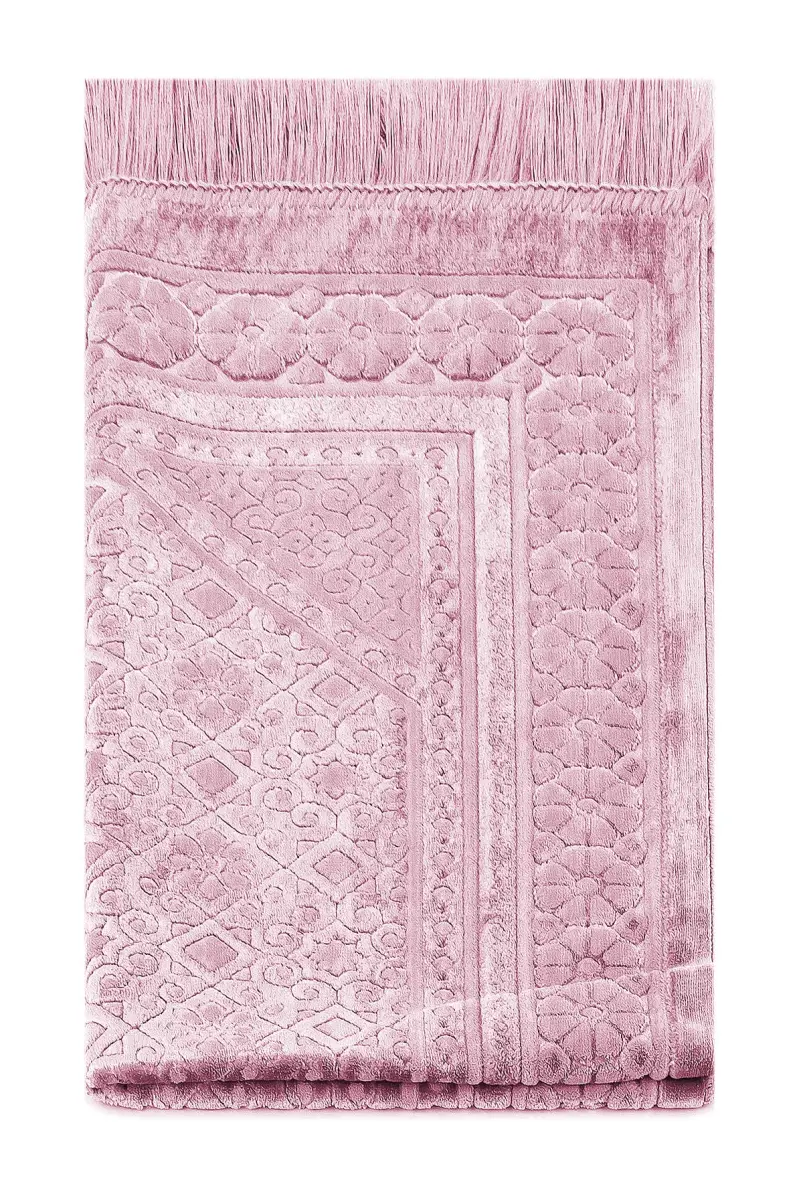 Kadife Seccade İnci Velvet Pearl - Pudra - 2