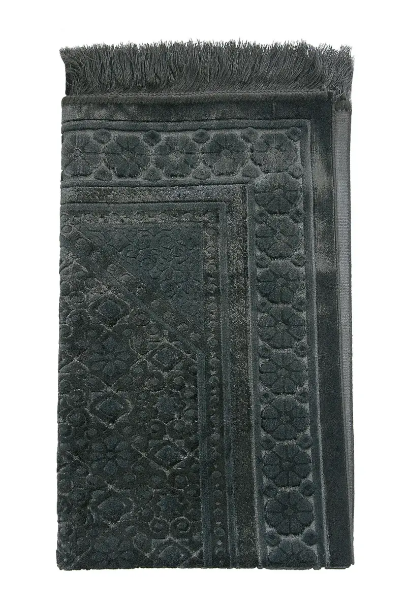 Kadife Seccade İnci Velvet Pearl - Siyah - 3