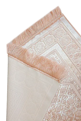 Kadife Seccade İnci Velvet Pearl - Somon - 5