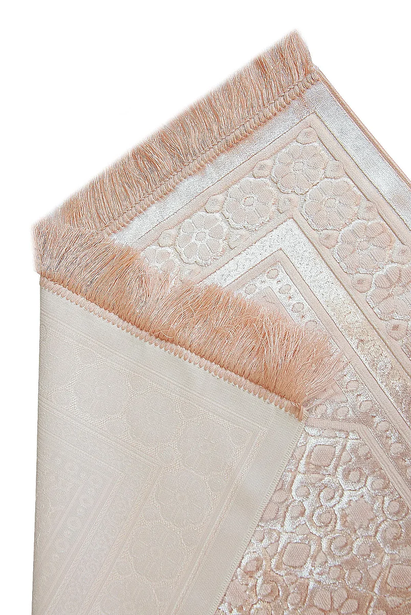 Kadife Seccade İnci Velvet Pearl - Somon - 5