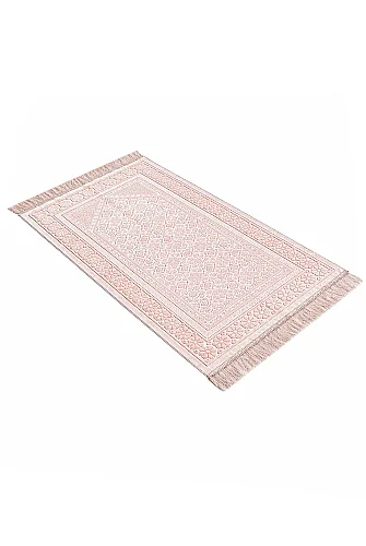 Kadife Seccade İnci Velvet Pearl - Somon - 4