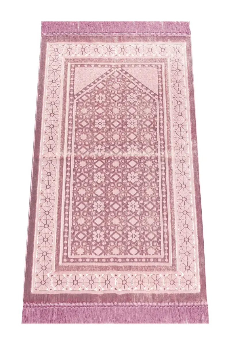 Kadife Seccade İnci Velvet Pearl - Pembe - 1