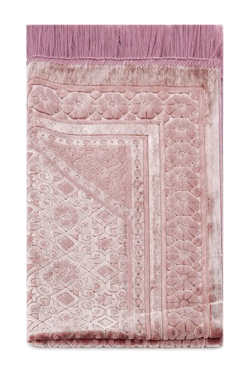 Kadife Seccade İnci Velvet Pearl - Pembe - 4