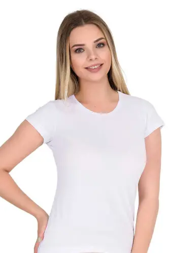 Kadın Body - Pamuklu - Berrak 2133 - Beyaz 