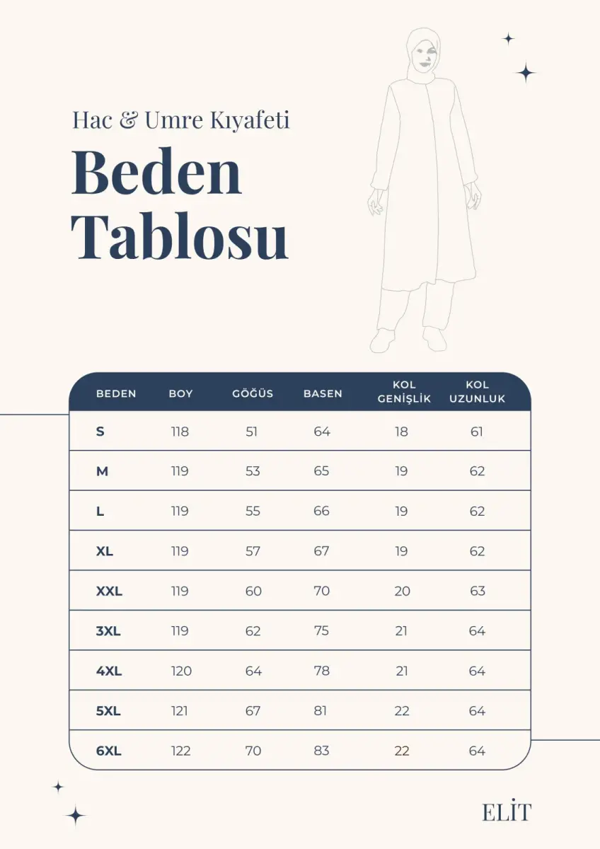 Kadın Hac ve Umre Kıyafeti Tesettür İkili Takım Vizon - 3