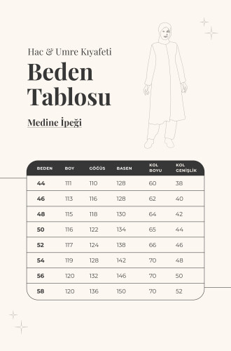 Kadın Medine İpeği Hac Umre Kıyafeti Tesettür İkili Takım Siyah - 5