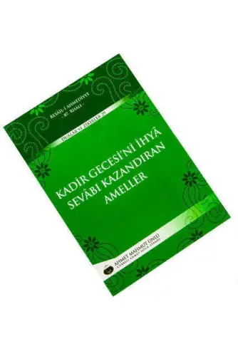 Kadir Gecesini İhya Sevabı Kazandıran Ameller - Cübbeli Ahmet Hoca Yayıncılık (1)